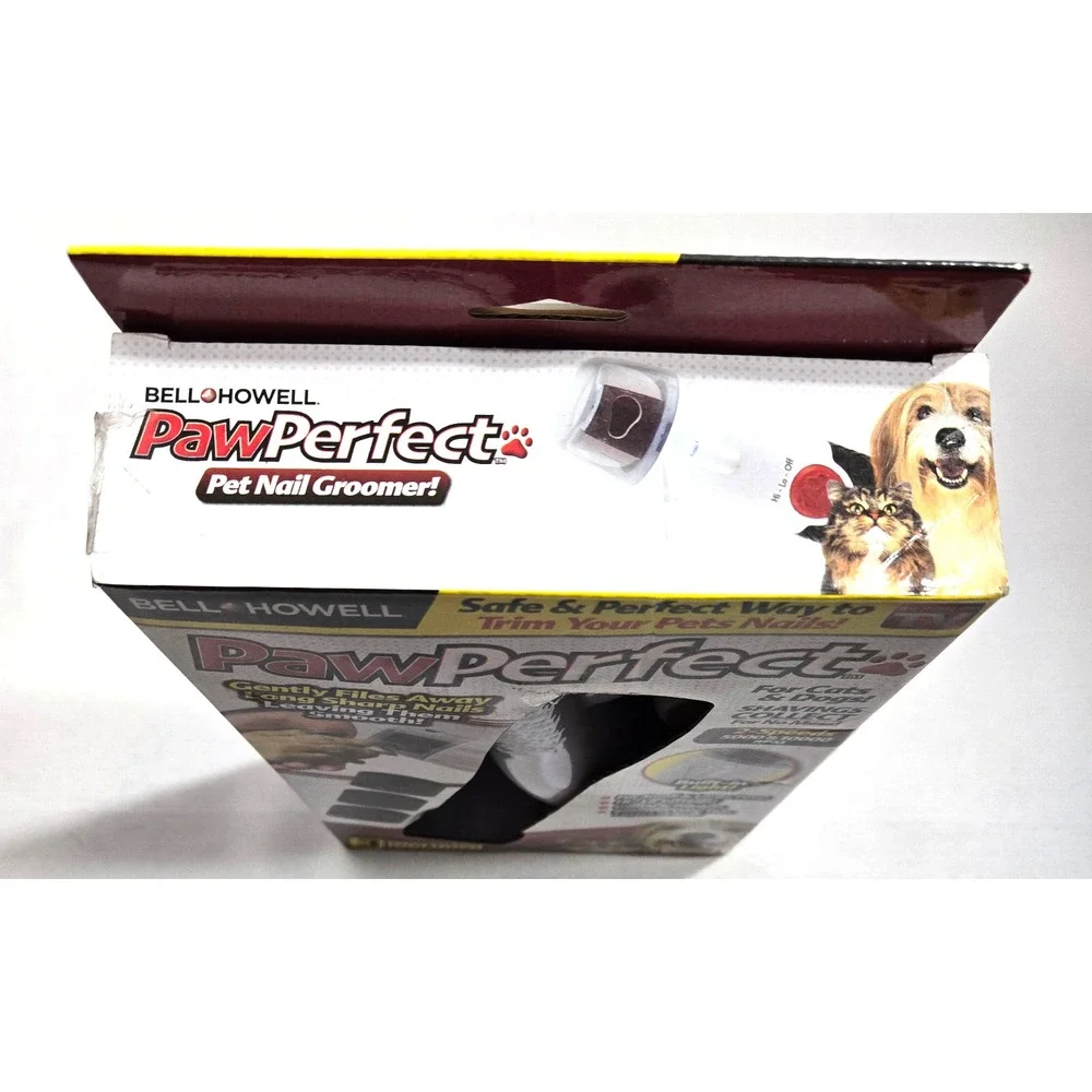 Bell+Howell 2337 PawPerfect Pet Nail Trimmer Filer Grinder for Dogs & Cats